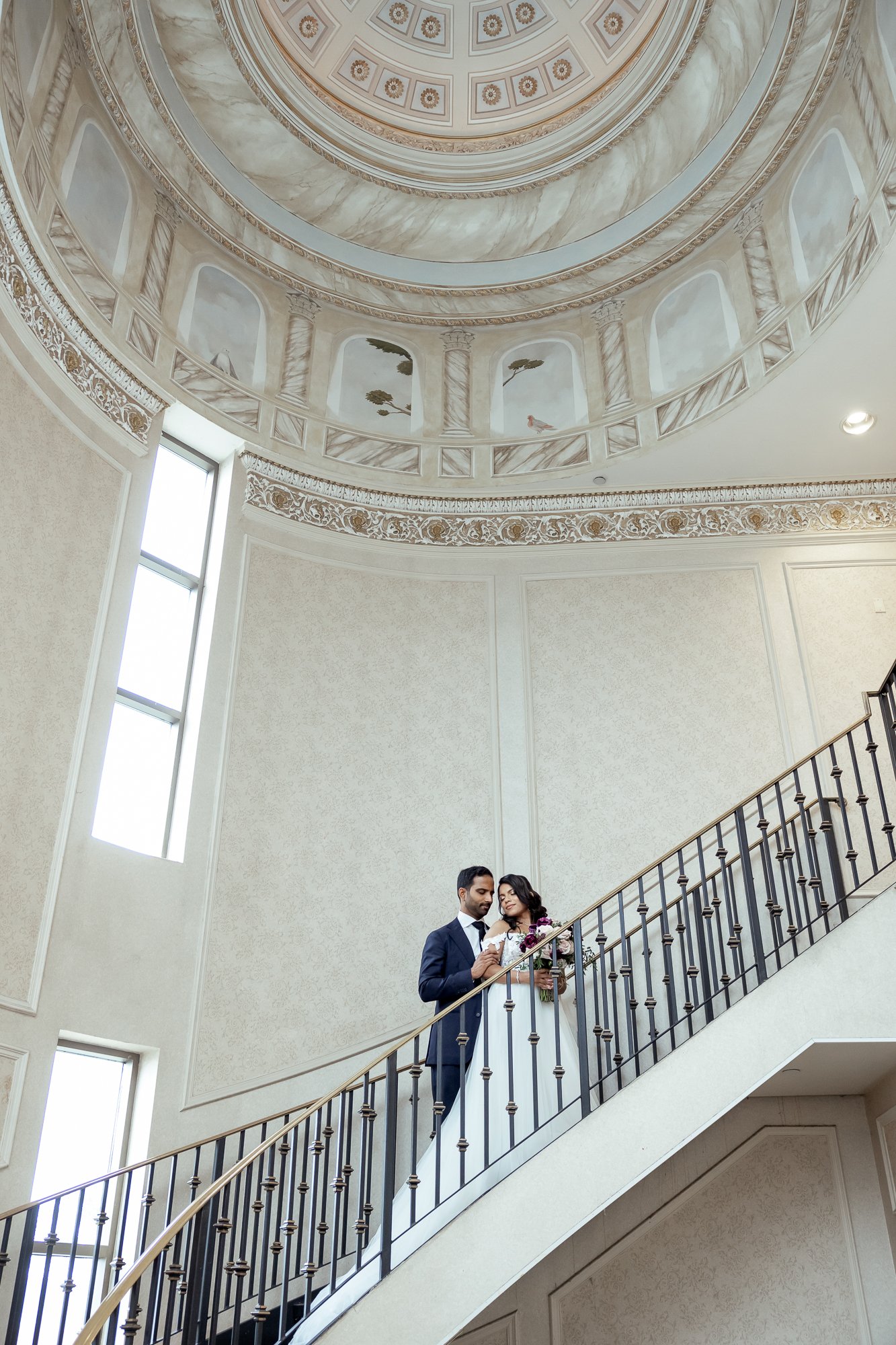 South Asian Christian Wedding Couple
