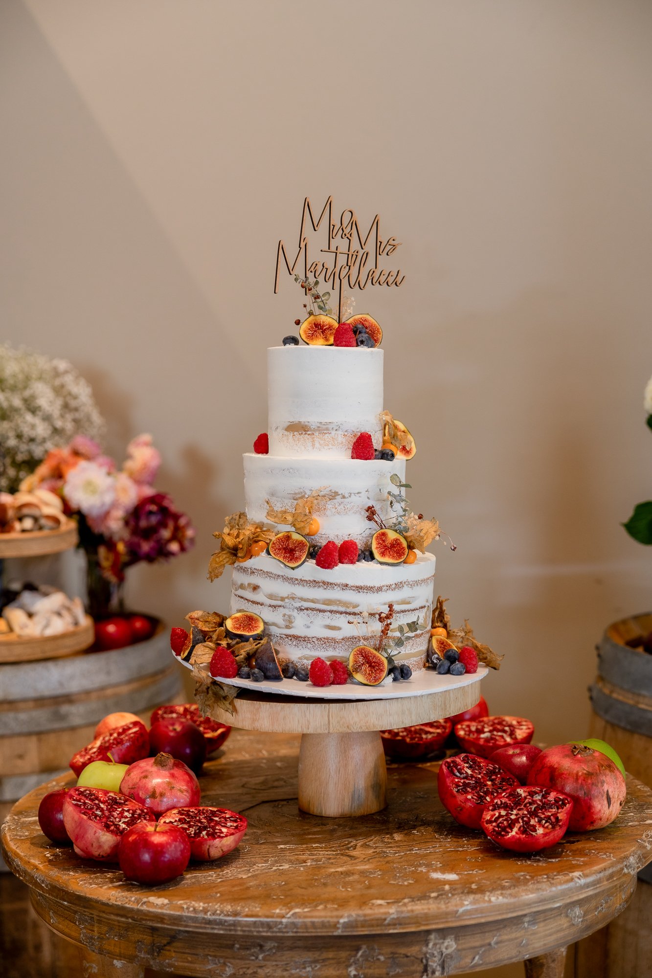 Wedding Fruits decorative cake