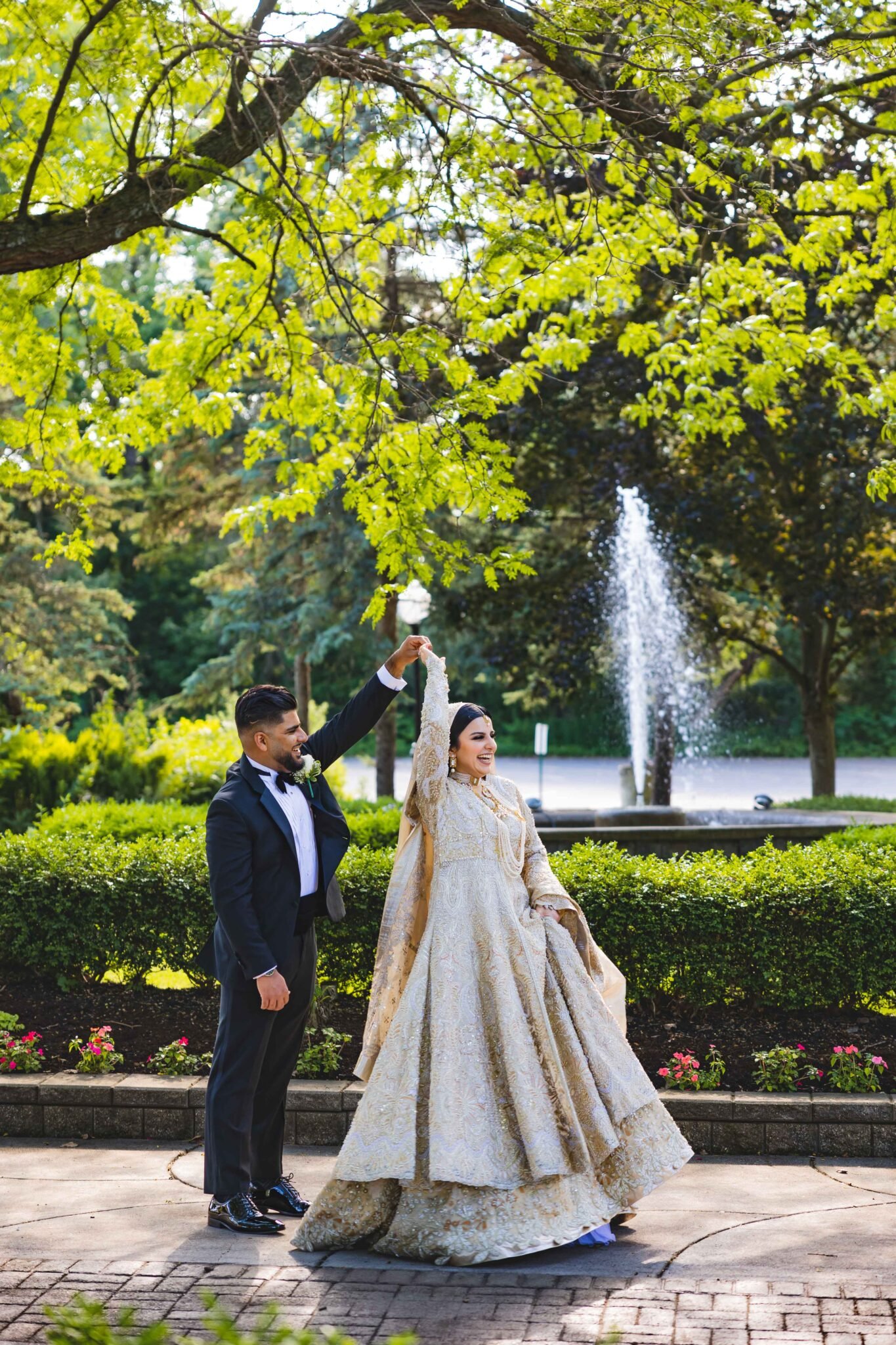 Buffalo Pakistani Wedding Valima reception couple photos